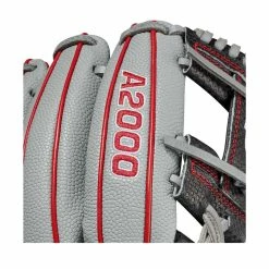 Wilson A2000 SC1975SS 11.75" SuperSkin Baseball Glove: WBW1001541175 16 Wilson A2000 SC1975SS 11.75" SuperSkin Baseball Glove: WBW1001541175 -Mitts Store 4aac2a2e76c67bef7300604d6a9a2c5c2c2f512a WBW100154 5 A2000 IF 1975 SC SC75 1175 GreySS BlackDimple Red