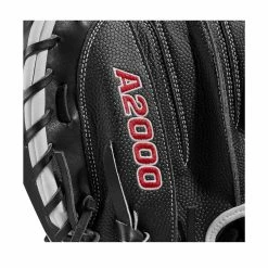 Wilson A2000 M1DSS 33.5" SuperSkin Baseball Catcher's Mitt: WBW100401335 -Mitts Store 4fe2e8990aa0e994903f9c4101f7d5afdba1e465 WBW100401 5 A2000 M1D C 335 Black White Red