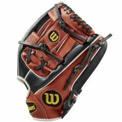 Wilson A500 11.5" Baseball Glove: WBW100148115 -Mitts Store 519a103aad9a5cf177052825a70b68a7dbf7cc43 WBW100148 2 A500 Baseball 115 White Black Copper