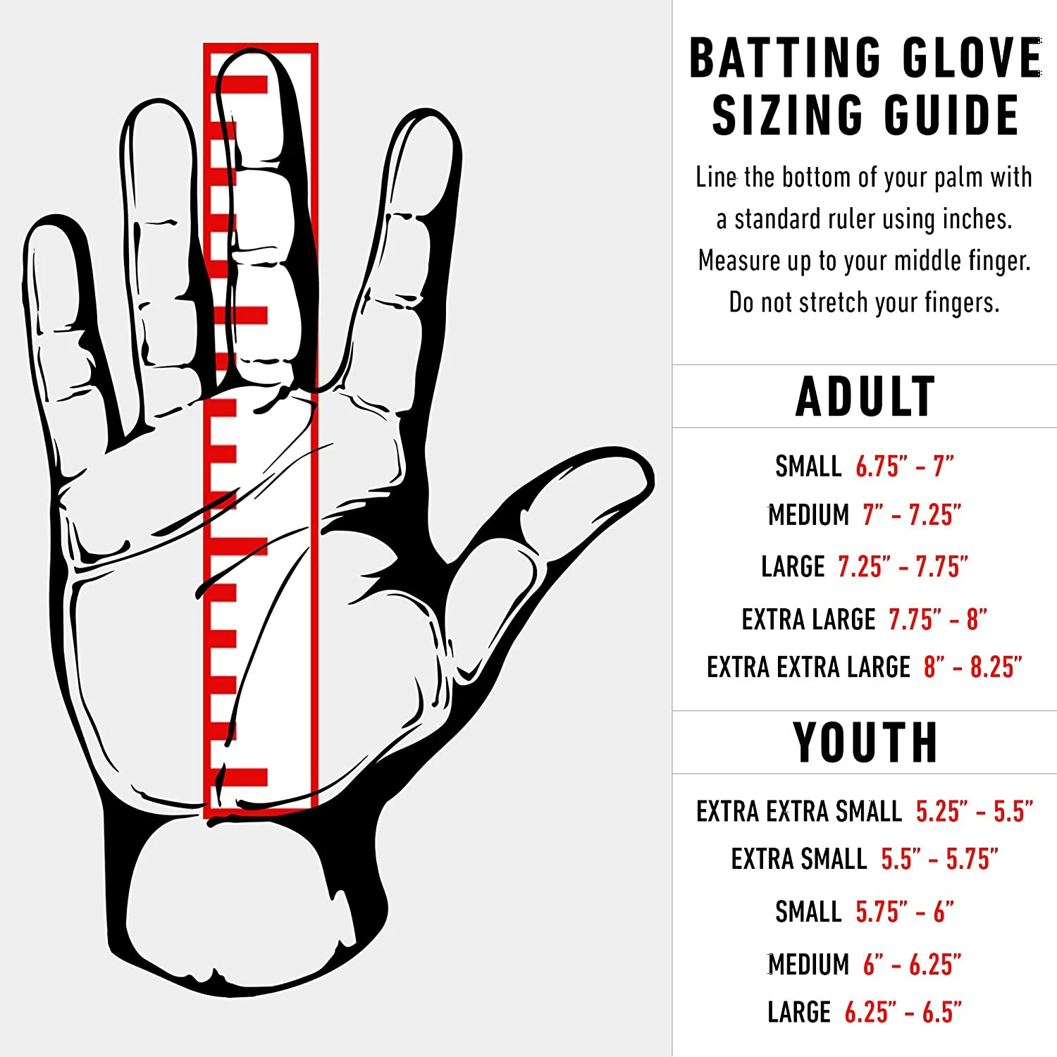 Franklin Sports MLB Youth Natural II Batting Glove 9 Franklin Sports MLB Youth Natural II Batting Glove - Image 7