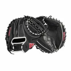 Wilson A2000 M1DSS 33.5" SuperSkin Baseball Catcher's Mitt: WBW100401335 -Mitts Store 8c9dcceb2e0ee220da09e16014ff0993e47114f8 WBW100401 8 A2000 M1D C 335 Black White Red
