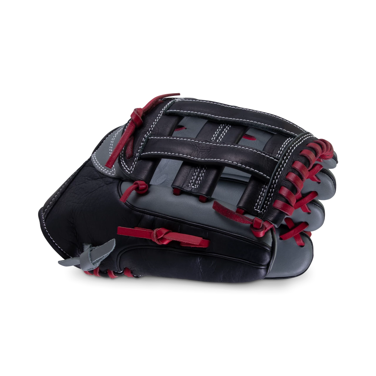 Marucci Caddo S Type 12" Baseball Glove: MFGCADD1200-GY/R 5 Marucci Caddo S Type 12" Baseball Glove: MFGCADD1200-GY/R - Image 3