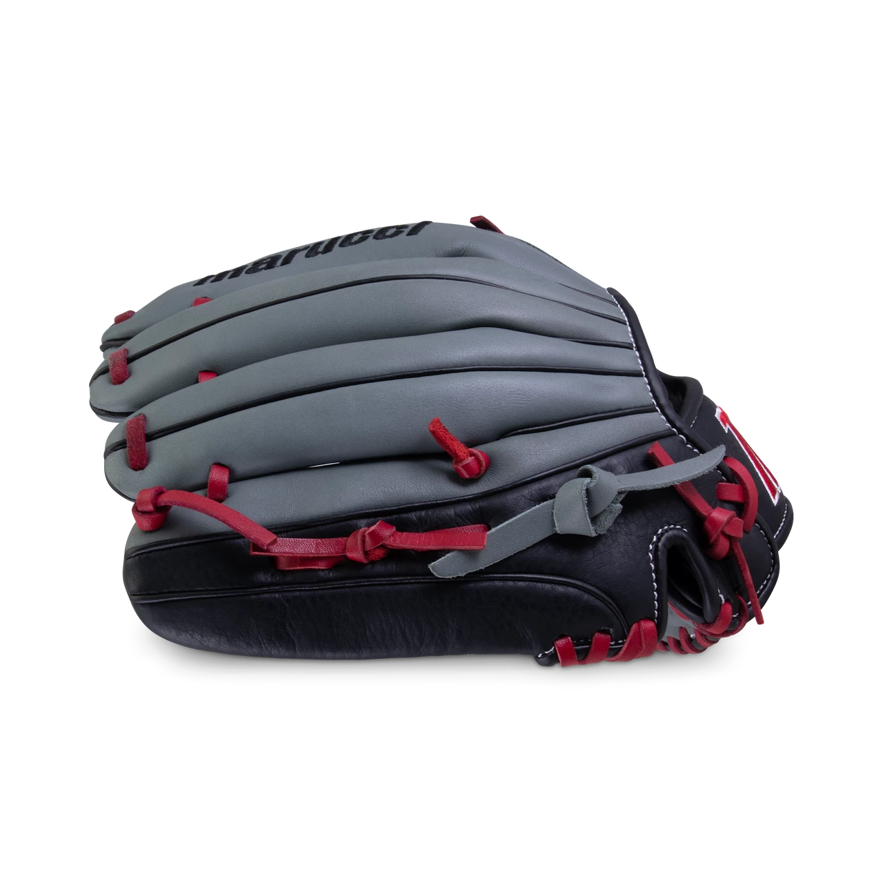 Marucci Caddo S Type 12" Baseball Glove: MFGCADD1200-GY/R 6 Marucci Caddo S Type 12" Baseball Glove: MFGCADD1200-GY/R - Image 4