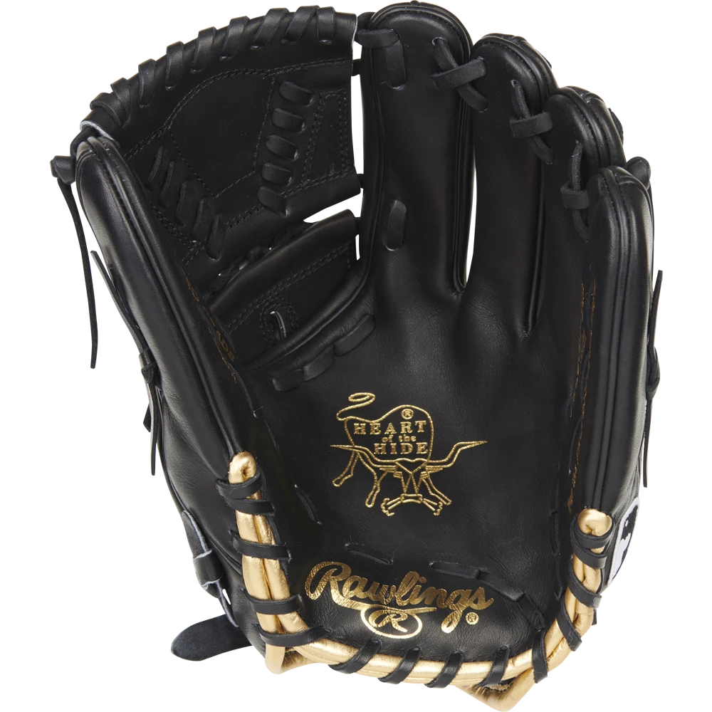 Rawlings Pro Label Heart Of The Hide 12" Baseball Glove: PRO206F-30B 4 Rawlings Pro Label Heart Of The Hide 12" Baseball Glove: PRO206F-30B - Image 2