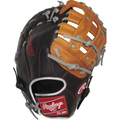 Rawlings R9 12" ContoUR Baseball First Base Mitt: R9FMU-17BT