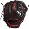 Wilson A1000 PFX2 11" Baseball Glove: WBW10013111 1 Wilson A1000 PFX2 11" Baseball Glove: WBW10013111 -Mitts Store WBW100131 0 A1000 PFX2 IF 11 Black Grey Red.png.cq5dam.web .1200.1200