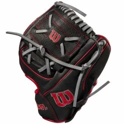 Wilson A1000 PFX2 11" Baseball Glove: WBW10013111 -Mitts Store WBW100131 2 A1000 PFX2 IF 11 Black Grey Red.png.cq5dam.web .1200.1200