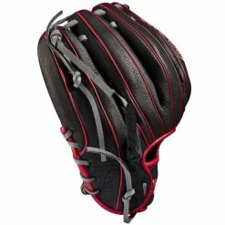 Wilson A1000 PFX2 11" Baseball Glove: WBW10013111 -Mitts Store WBW100131 3 A1000 PFX2 IF 11 Black Grey Red.png.cq5dam.web .1200.1200