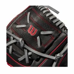 Wilson A1000 PFX2 11" Baseball Glove: WBW10013111 -Mitts Store WBW100131 4 A1000 PFX2 IF 11 Black Grey Red.png.cq5dam.web .1200.1200