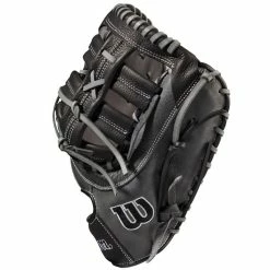 Wilson A1000 1620 12.5" Baseball First Base Mitt: WBW100140125 -Mitts Store WBW100140 2 A1000 1620 1B 125 Grey Black.png.cq5dam.web .1200.1200
