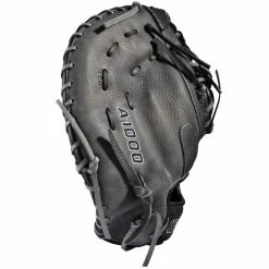 Wilson A1000 1620 12.5" Baseball First Base Mitt: WBW100140125 -Mitts Store WBW100140 3 A1000 1620 1B 125 Grey Black.png.cq5dam.web .1200.1200