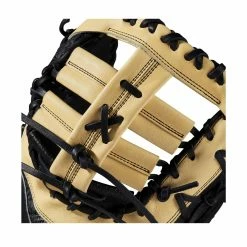 Wilson A2K JAB79 12.5" Jose Abreu GM Baseball First Base Mitt: WBW100233125 -Mitts Store WBW100233 4 A2K Jose Abreu GM 125 BlackSS Blonde.png.cq5dam.web .1200.1200
