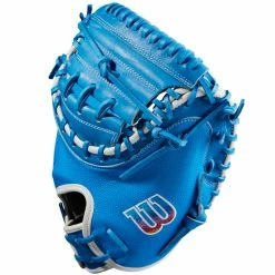 Wilson A2000 CM33 Love The Moment 33" Limited Edition Baseball Catcher's Mitt: WBW10084833 -Mitts Store WBW100848 2 A2000 C LTM CM33 33 AutismSpeaksBlue.png.cq5dam.web .1200.1200