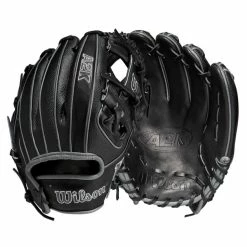 Wilson A2K 1786SS 11.5" SuperSkin Baseball Glove: WBW100890115 -Mitts Store WBW100890 8 A2K IF 1786SS 115 BlackSS Grey.png.cq5dam.web .1200.1200