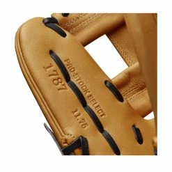 Wilson A2K 1787 11.75" Baseball Glove: WBW1008911175 -Mitts Store WBW100891 6 2023 A2K IF 1787 1175 VintageTan Black.png.cq5dam.web .1200.1200