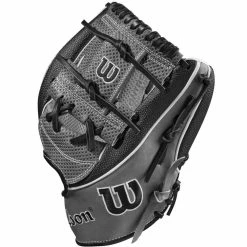 Wilson A2K SC1787SS 11.75" SuperSkin Baseball Glove: WBW1008921175 -Mitts Store WBW100892 2 A2K IF 1787SC 1175 BlackSS GreyDimple Grey.png.cq5dam.web .1200.1200