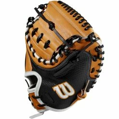 Wilson A2K M1DSS 33.5" SuperSnakeSkin Baseball Catcher's Mitt: WBW100897335 -Mitts Store WBW100897 2 A2K C M1DSC 335 VintageTan BlackSnakeSS.png.cq5dam.web .1200.1200