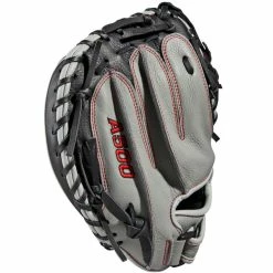 Wilson A500 32" Baseball Catcher's Mitt: WBW10090732 -Mitts Store WBW100907 3 A500 BB 32 Boys Black Grey Red.png.cq5dam.web .1200.1200