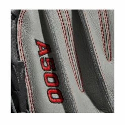Wilson A500 32" Baseball Catcher's Mitt: WBW10090732 -Mitts Store WBW100907 5 A500 BB 32 Boys Black Grey Red.png.cq5dam.web .1200.1200