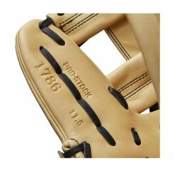 Wilson A2000 1786 11.5" Baseball Glove: WBW100969115 -Mitts Store WBW100969 6 2023 A2000 IF 1786 115 Blonde Blonde Black.png.cq5dam.web .1200.1200