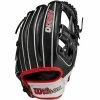 Wilson A2000 1975 11.75" Baseball Glove: WBW1009701175 -Mitts Store WBW100970 0 A2000 IF 1975 1175 Black White Red.png.cq5dam.web .1200.1200