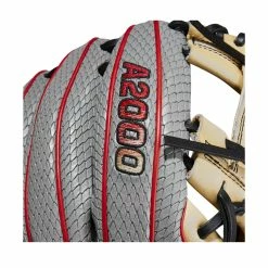Wilson A2000 PF88SS 11.25" SuperSnakeSkin Baseball Glove: WBW1009811125 -Mitts Store WBW100981 5 2023 A2000 IF PF88SS 1125 GreySnakeSS Blonde Red.png.cq5dam.web .1200.1200