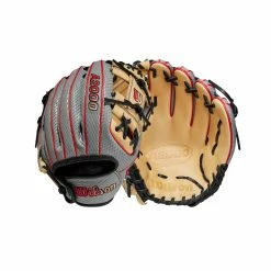 Wilson A2000 PF88SS 11.25" SuperSnakeSkin Baseball Glove: WBW1009811125 -Mitts Store WBW100981 8 A2000 IF PF88SS 1125 GreySnakeSS Blonde Red.png.cq5dam.web .1200.1200