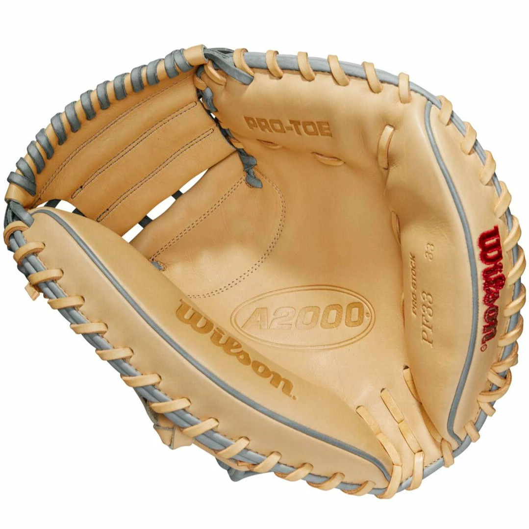 Wilson A2000 PF33SS 33" SuperSkin Baseball Catcher's Mitt: WBW10098433 4 Wilson A2000 PF33SS 33" SuperSkin Baseball Catcher's Mitt: WBW10098433 - Image 2