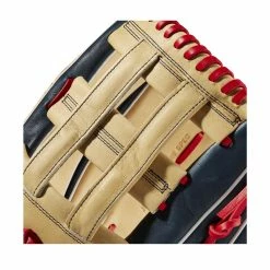 Wilson A2K JS22 12.75" Juan Soto GM Baseball Glove: WBW1010101275 15 Wilson A2K JS22 12.75" Juan Soto GM Baseball Glove: WBW1010101275 -Mitts Store WBW101010 4 A2K Juan Soto JS22GM 1275 Blonde Red Navy.png.cq5dam.web .1200.1200