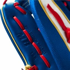 Wilson A2K MB50 12.5" Mookie Betts GM Baseball Glove: WBW101012125 -Mitts Store WBW101012 6 A2K MB50 Mookie Betts GM 125 RO GD WH.png.cq5dam.web .1200.1200