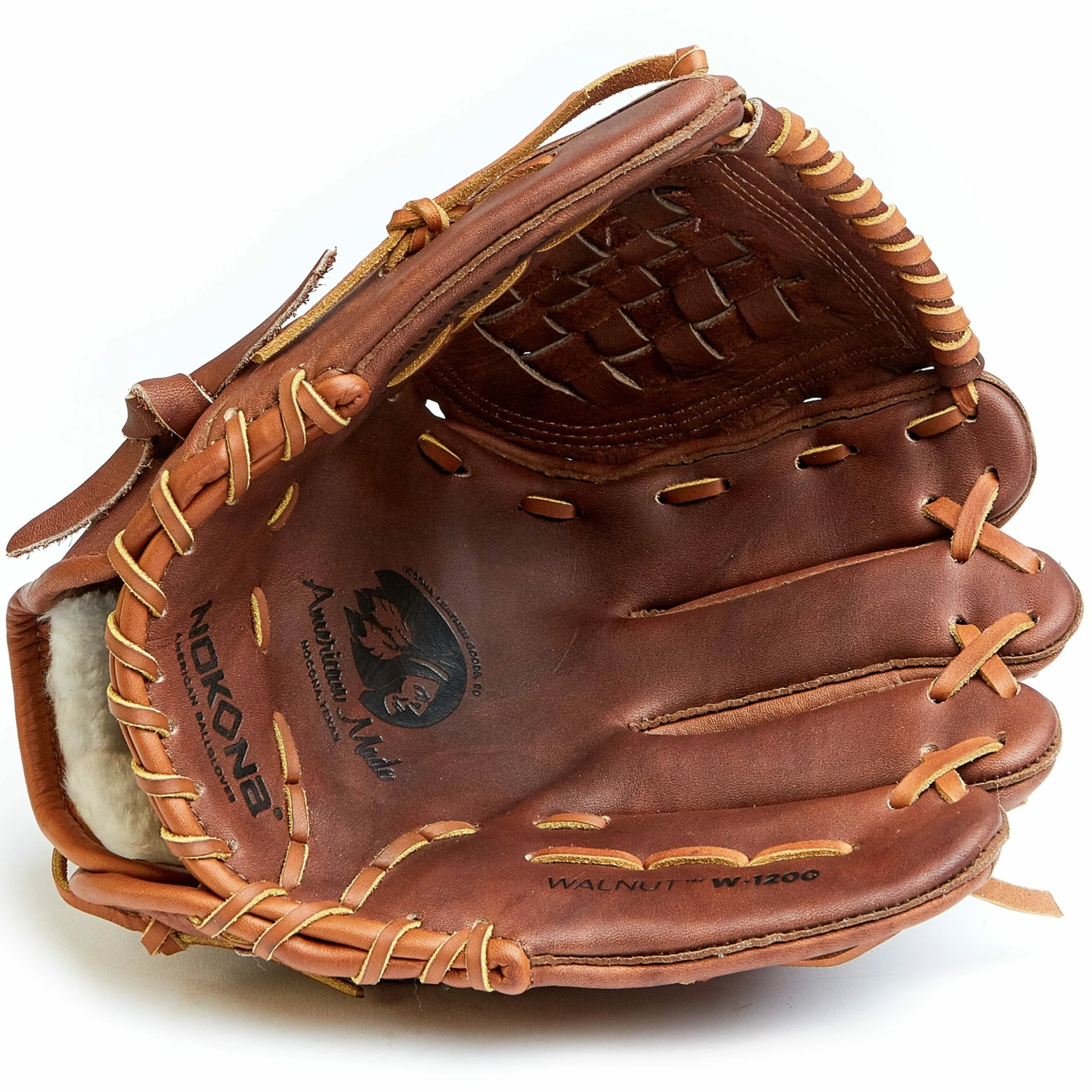 Nokona Walnut 12" Baseball Glove: W-1200 4 Nokona Walnut 12" Baseball Glove: W-1200 - Image 2