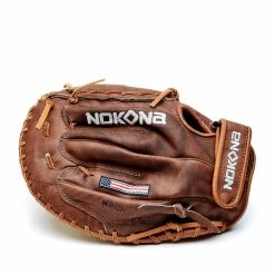 Nokona Walnut Classic 14" Softball First Base Mitt: W-N80 -Mitts Store W VN80C nokona first base Mitt 2