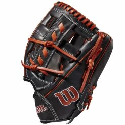 Wilson A2000 1716 11.5" Baseball Glove: WBW100389115 -Mitts Store b934b752a4f471cfdbb0af6ce73086ed4fbe4fc1 WBW100389 2 A2000 Leather 1716 IF 115 Black Copper