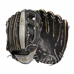 Wilson A2K SC1775 12.75" Baseball Glove: WBW1004131275 -Mitts Store fd65810b829cfca718672ed655c89ec989457710 WBW100413 8 A2K OF 1275 Black Grey Blonde