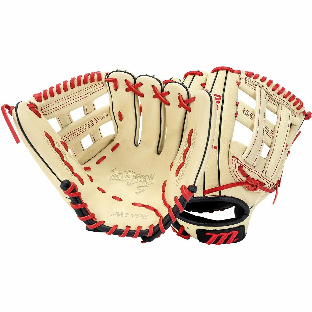 Marucci Oxbow 12" Baseball Glove - 2023 Model 3 Marucci Oxbow 12" Baseball Glove - 2023 Model