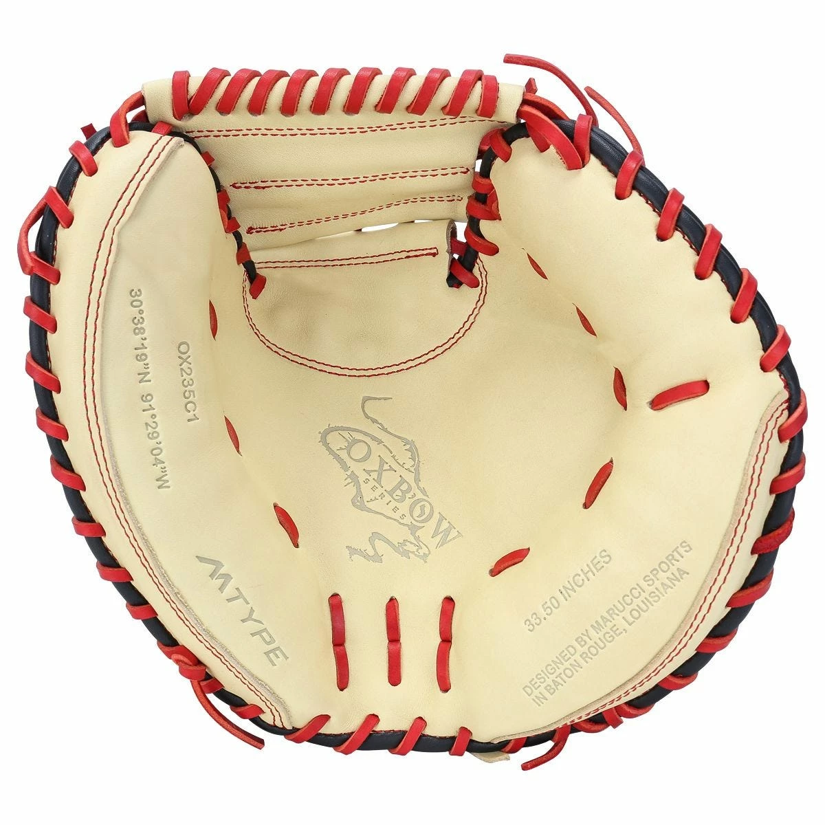 Marucci Oxbow 33.5" Baseball Catcher's Mitt - 2023 Model 4 Marucci Oxbow 33.5" Baseball Catcher's Mitt - 2023 Model - Image 2