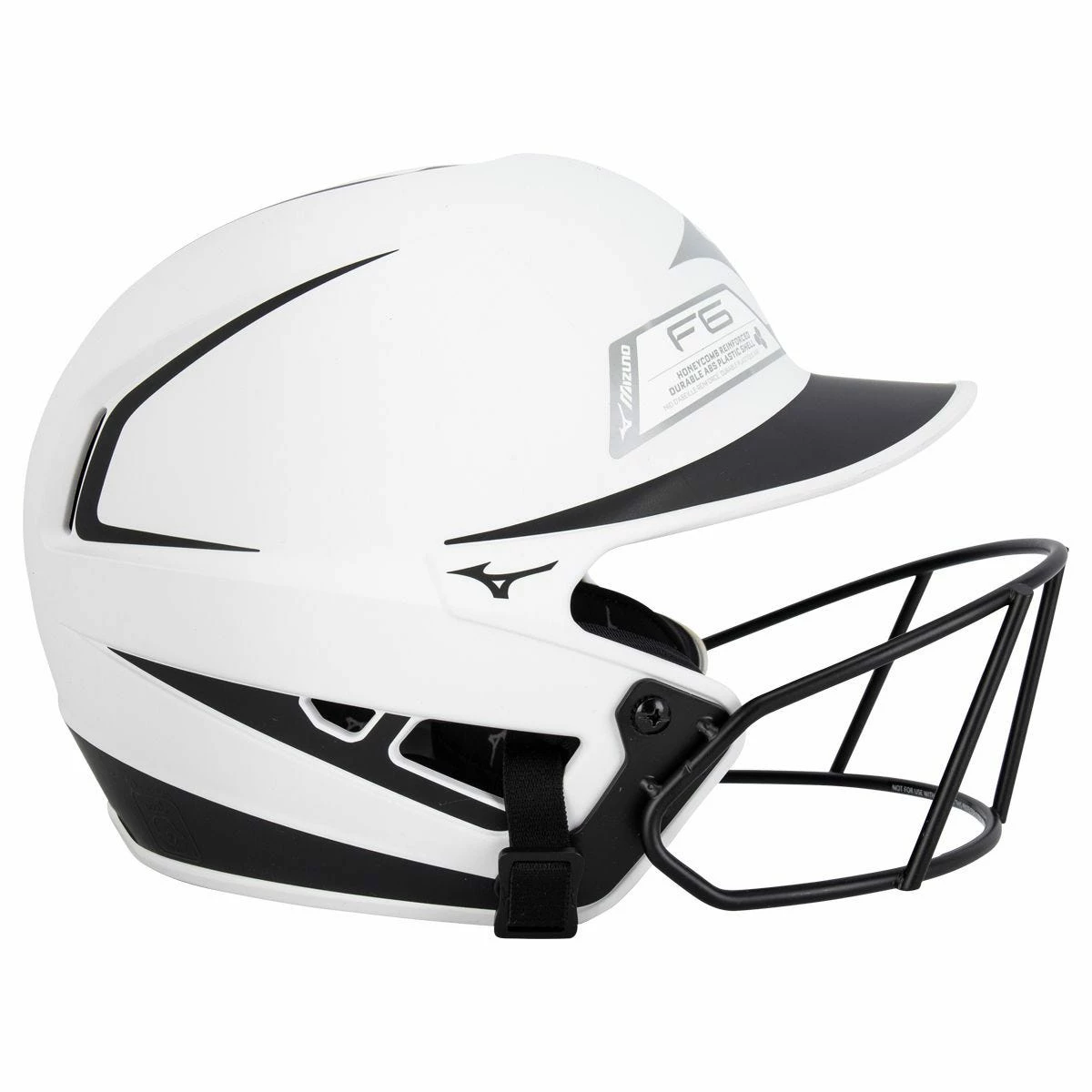 Mizuno F6 Youth Fastpitch Softball Batting Helmet 4 Mizuno F6 Youth Fastpitch Softball Batting Helmet - Image 2