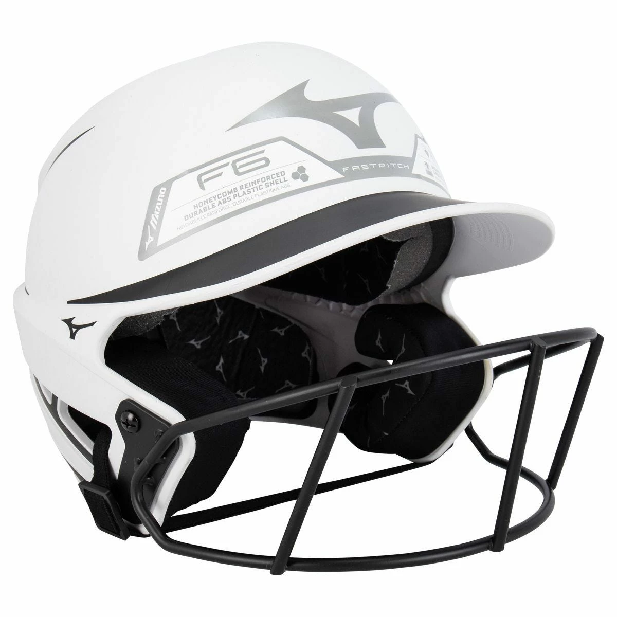 Mizuno F6 Youth Fastpitch Softball Batting Helmet 3 Mizuno F6 Youth Fastpitch Softball Batting Helmet
