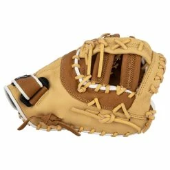 Mizuno Franchise Series 12.5" Baseball First Base Mitt - Tan/Brown -Mitts Store mizuno baseball glove franchise series 125 tan brn inset2