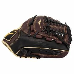 Mizuno MVP Prime 11.5" Baseball Glove - Black/Cherry - 2022 Model -Mitts Store mizuno baseball glove mvp prime bkchry 115 22 inset2
