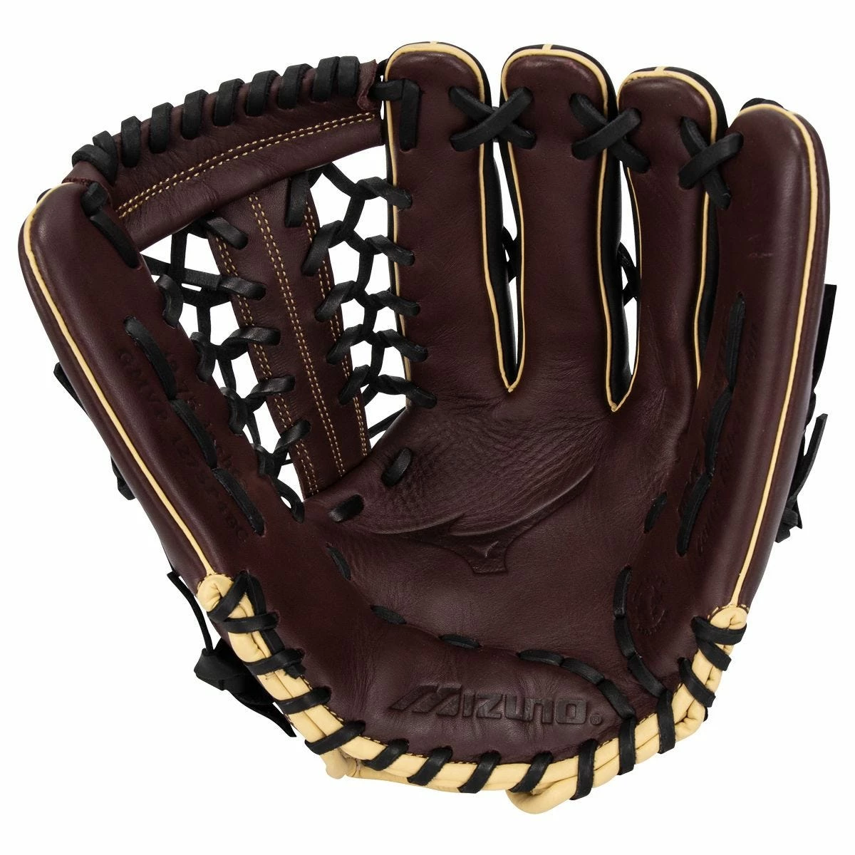 Mizuno MVP Prime 12.75" Baseball Glove - Black/Cherry - 2022 Model 4 Mizuno MVP Prime 12.75" Baseball Glove - Black/Cherry - 2022 Model - Image 2