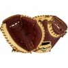 Mizuno Prime Elite 33.5" Baseball Catcher's Mitt - Mahogany/Tan