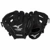 Mizuno Prospect Series PowerClose 9" Youth Baseball Glove - Black - 2019 Model 1 Mizuno Prospect Series PowerClose 9" Youth Baseball Glove - Black - 2019 Model -Mitts Store mizuno baseball glove prospect series powerclose 9 2019 inset2 1