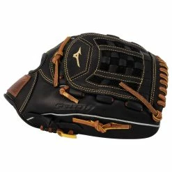 Mizuno Select 9 12" Baseball Glove - Black/Brown -Mitts Store mizuno baseball glove select 9 12 inset2
