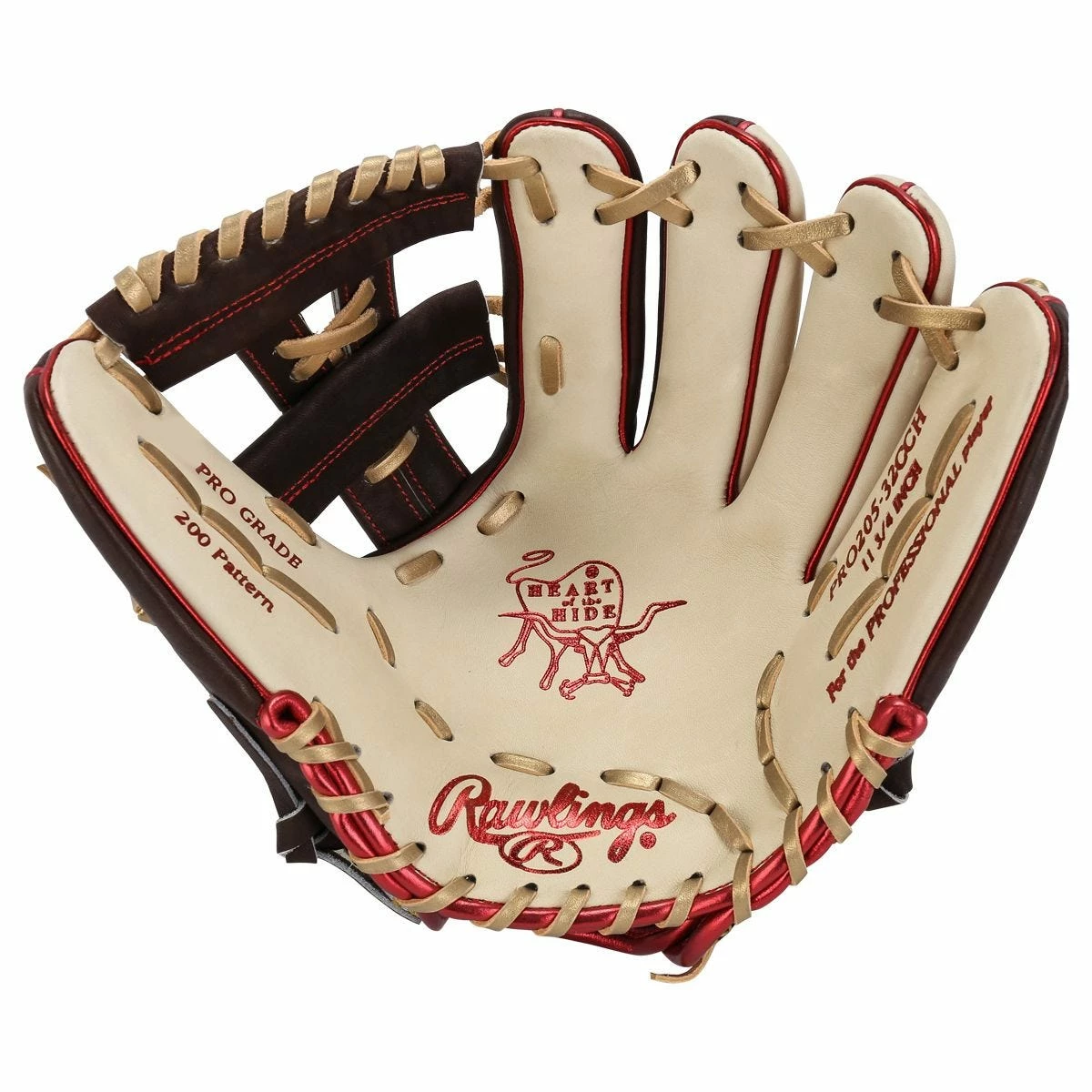 Rawlings Heart Of The Hide ColorSync 7.0 RPRO205-32CCH 11.75" Baseball Glove 4 Rawlings Heart Of The Hide ColorSync 7.0 RPRO205-32CCH 11.75" Baseball Glove - Image 2