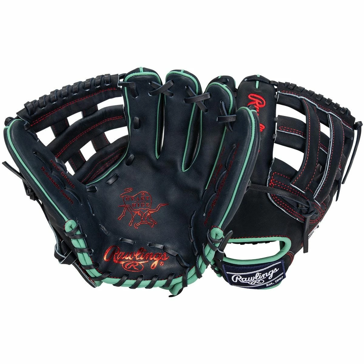 Rawlings Heart Of The Hide ColorSync 6.0 PRONA28NM 12" Baseball Glove 3 Rawlings Heart Of The Hide ColorSync 6.0 PRONA28NM 12" Baseball Glove