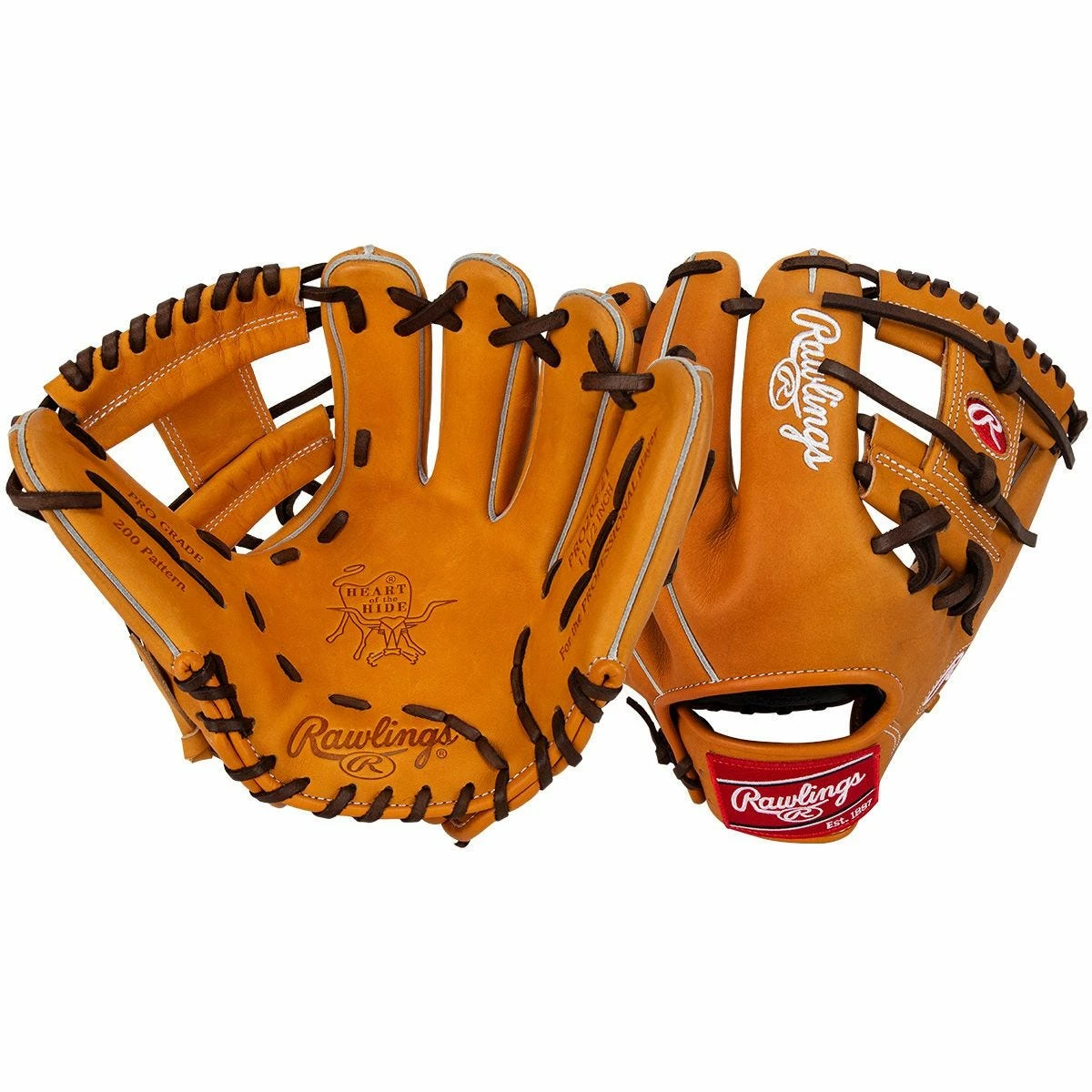 Rawlings Heart Of The Hide PRO204-2T 11.5" Baseball Glove - 2023 Model 3 Rawlings Heart Of The Hide PRO204-2T 11.5" Baseball Glove - 2023 Model