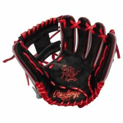 Rawlings Heart Of The Hide PRO204W 11.5" Baseball Glove- Gray/Black - 2021 Model -Mitts Store rawlings baseball glove hoh pro204w 115 gry blk