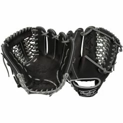 Rawlings Heart Of The Hide PRO205 11.75" Baseball Glove- Black/Gray - 2021 Model