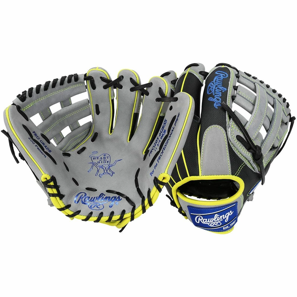 Rawlings Heart Of The Hide PRO205-6GRSS 11.75" Baseball Glove - 2023 Model 3 Rawlings Heart Of The Hide PRO205-6GRSS 11.75" Baseball Glove - 2023 Model